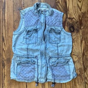 Candie's Soft Denim Vest